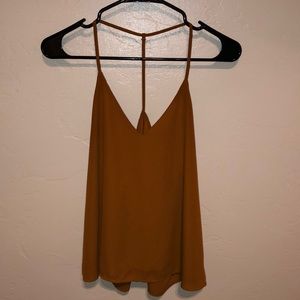 Wet Seal mustard yellow camisole